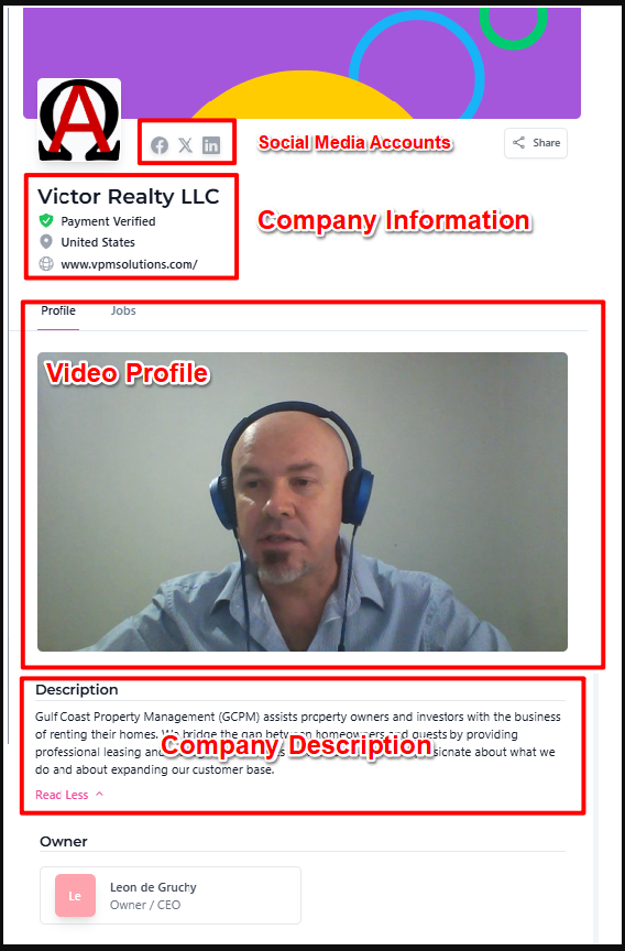 Company Information Setup Overview